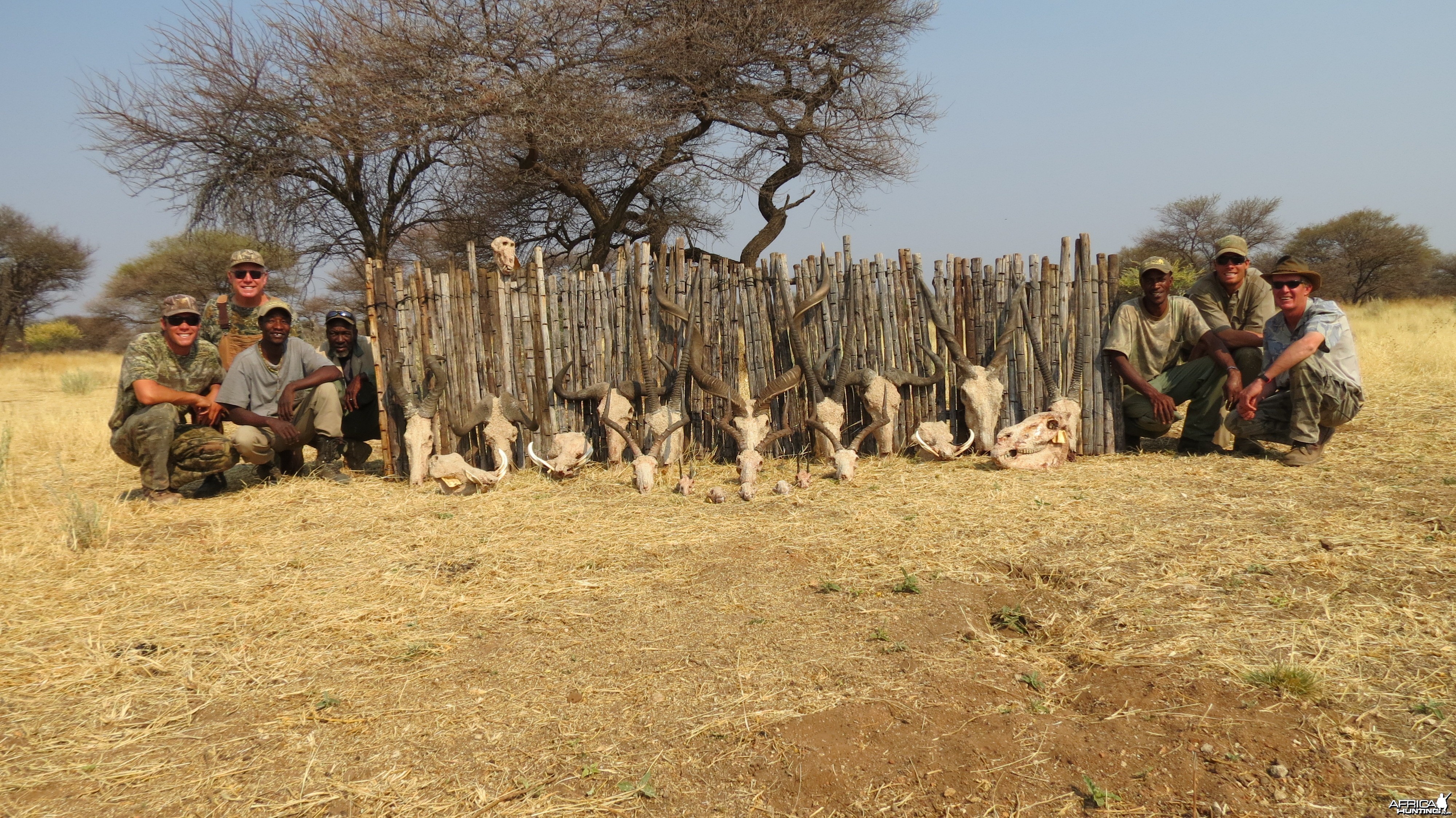 Trophies hunted with Ozondjahe Hunting Safaris in Namibia