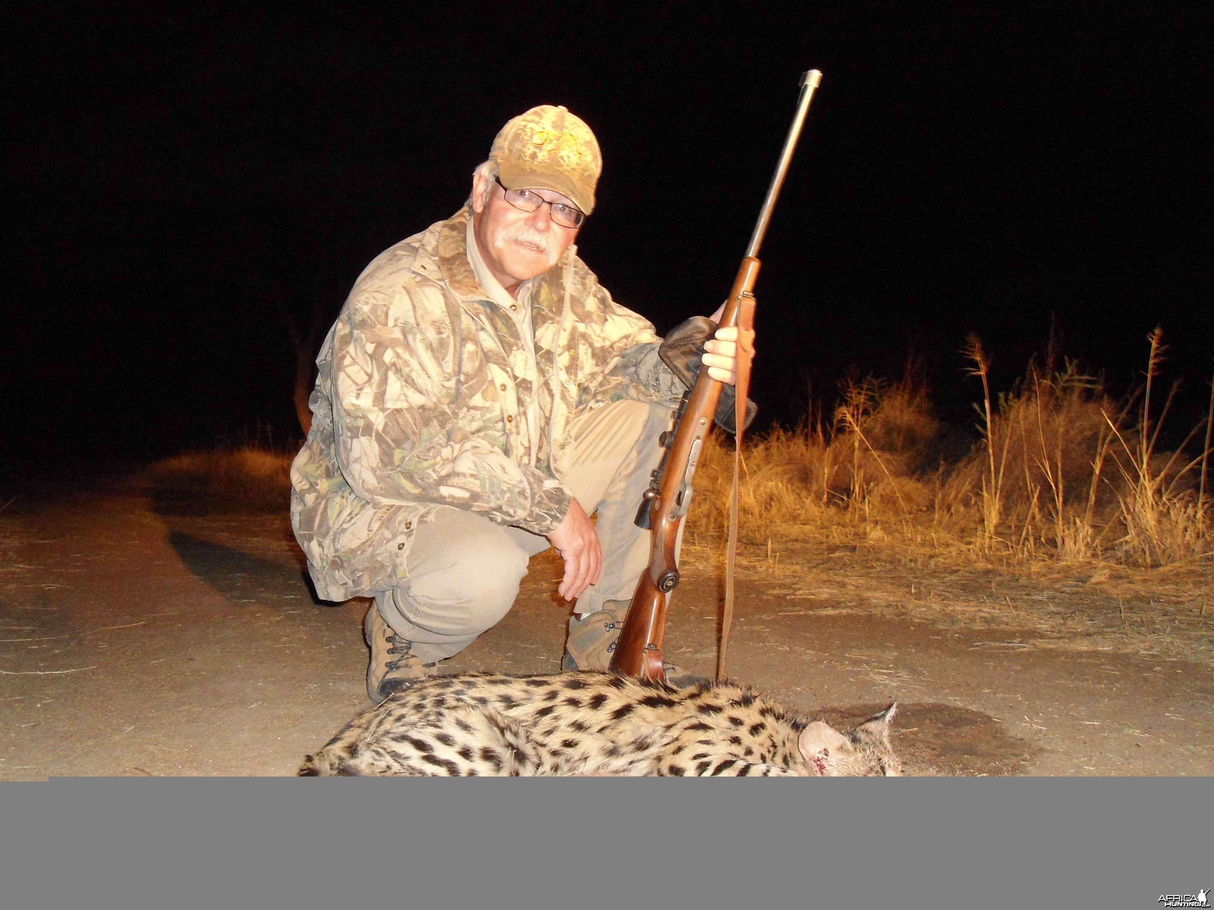 Hunting Serval in Namibia