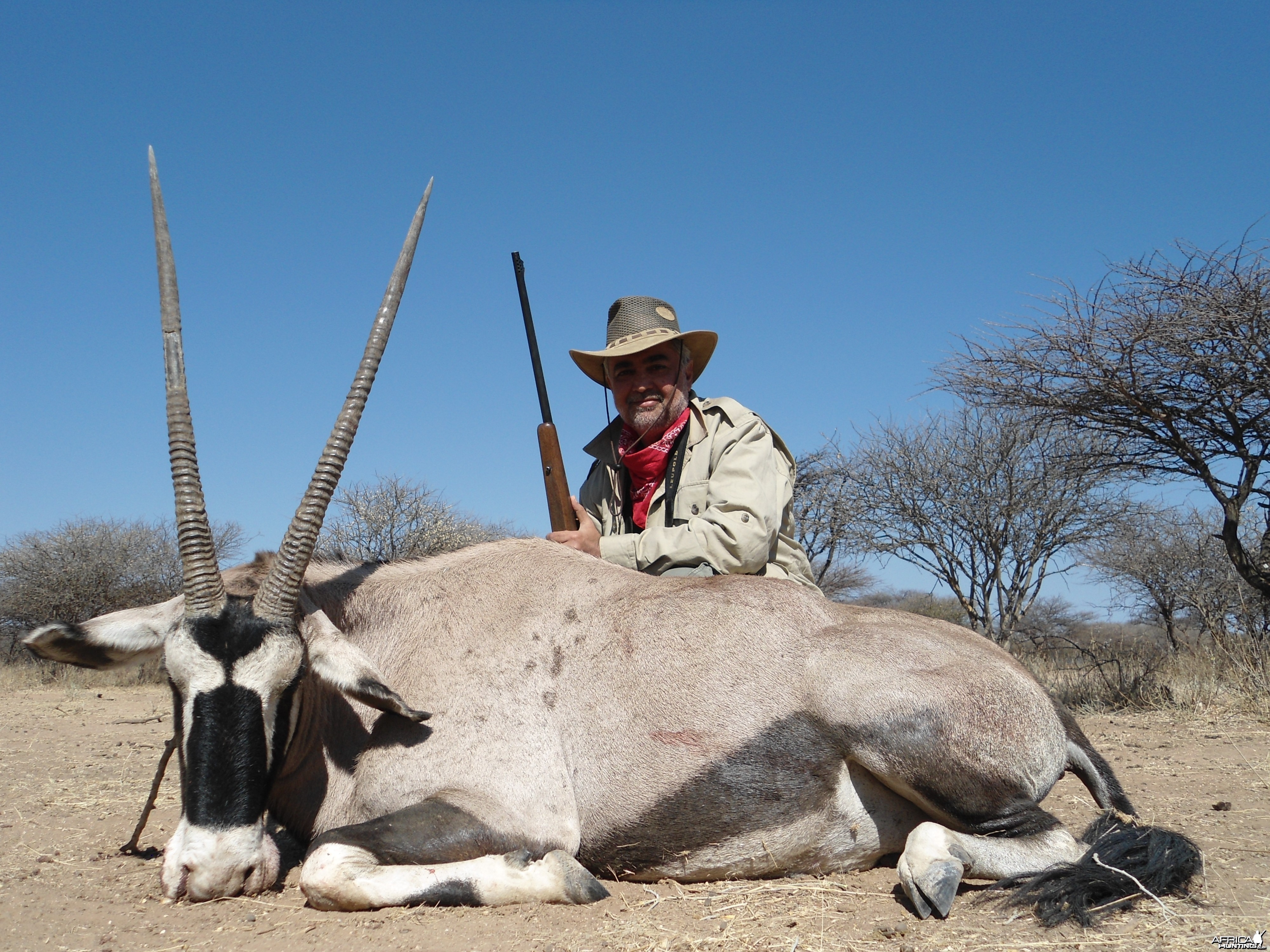 Hunting Gemsbok in Namibia