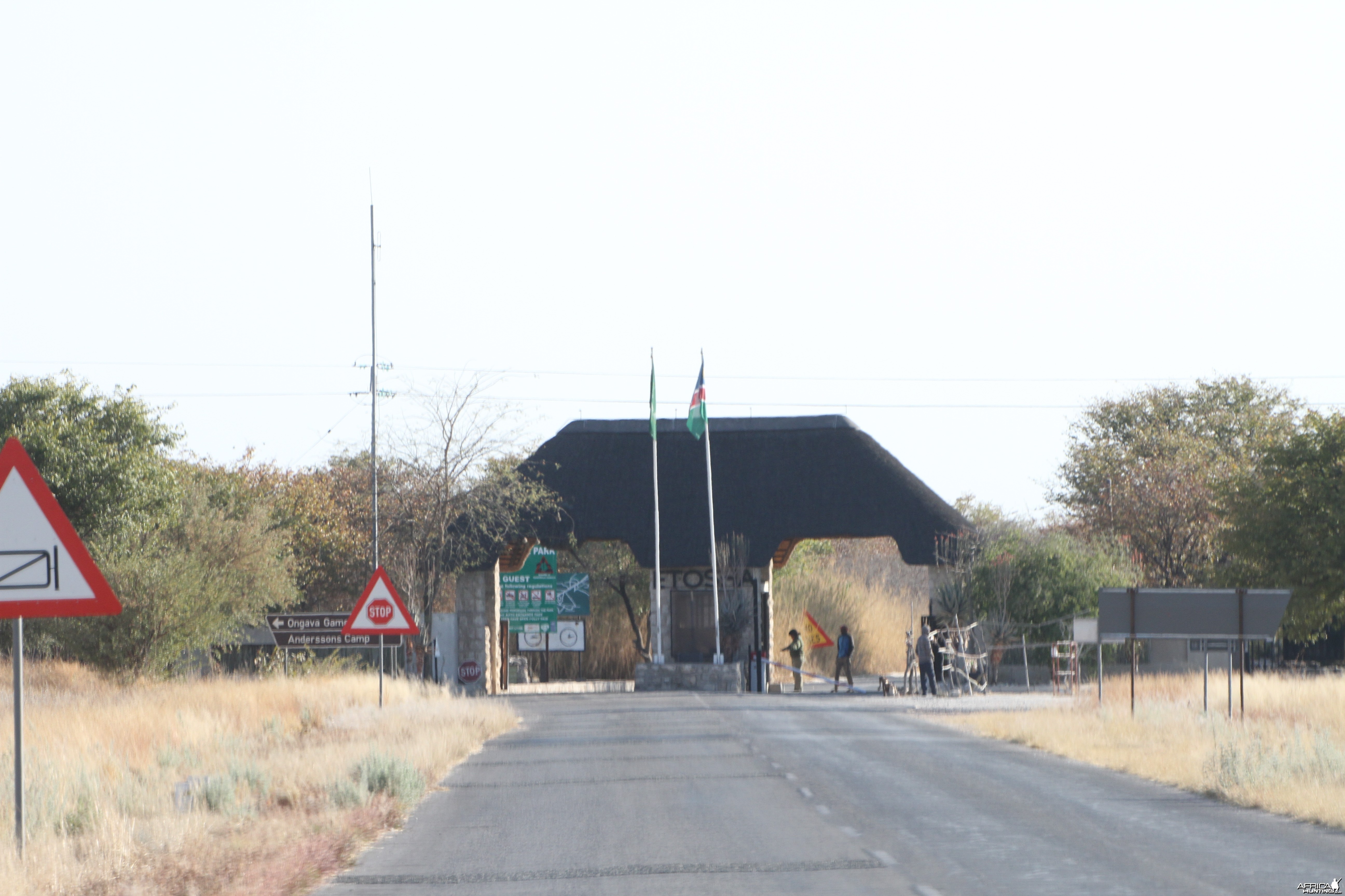 Entrance Etosha National Park