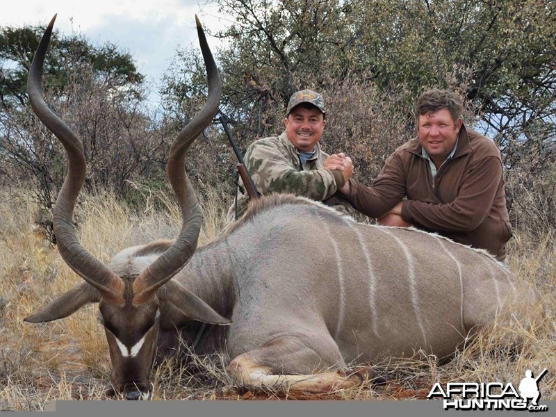 Kudu hunted with Wintershoek Johnny Vivier Safaris