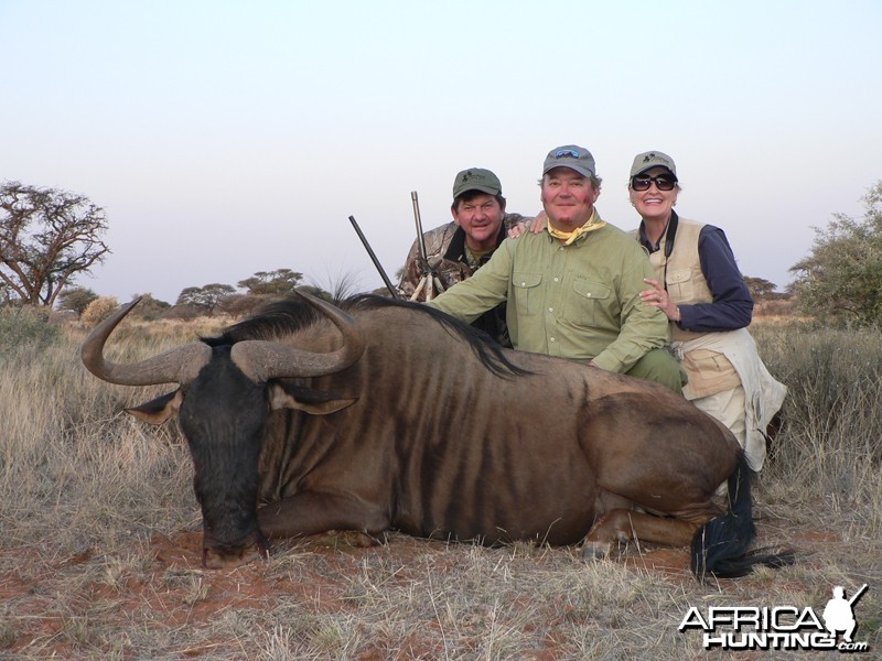 Blue Wildebeest hunted with Wintershoek Johnny Vivier Safaris