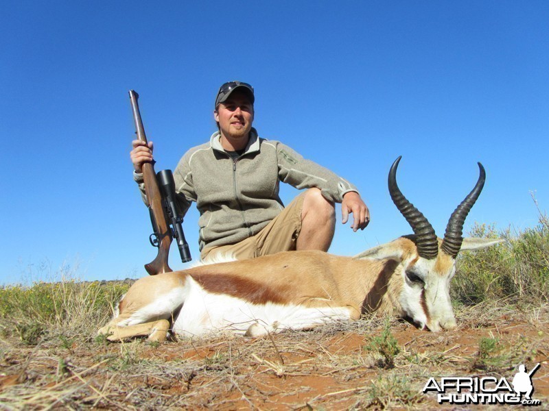 Springbok hunt with Wintershoek Johnny Vivier Safaris