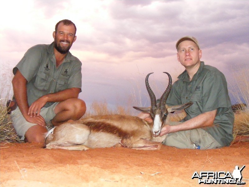 Copper Springbok hunt with Wintershoek Johnny Vivier Safaris