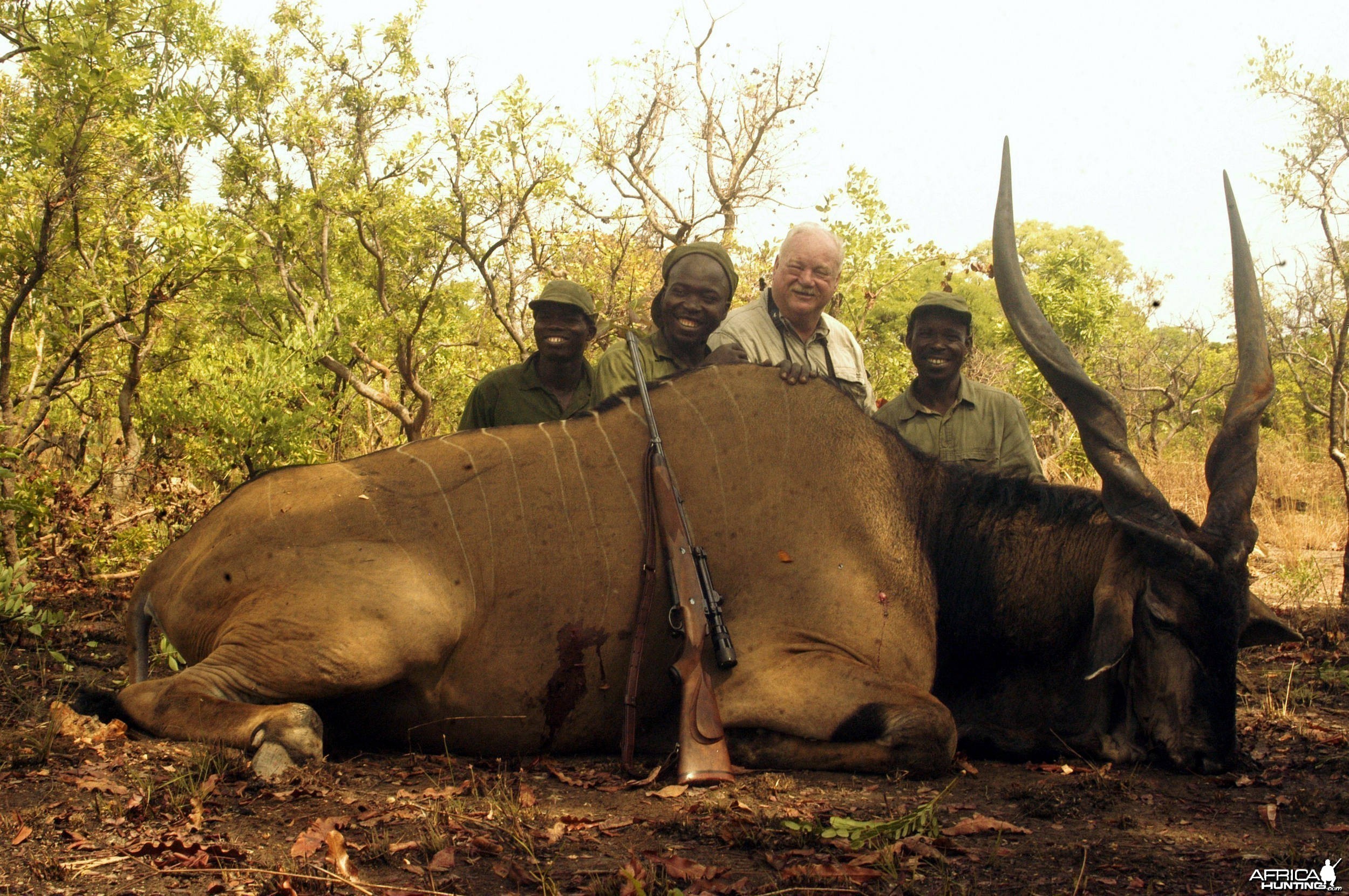 Hunting Derby Eland in CAR