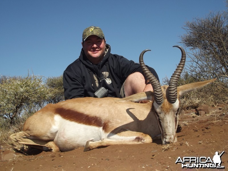 Springbok hunt with Wintershoek Johnny Vivier Safaris