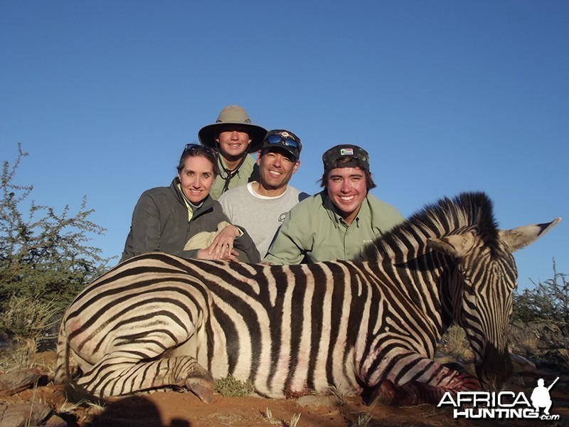 Zebra hunt with Wintershoek Johnny Vivier Safaris