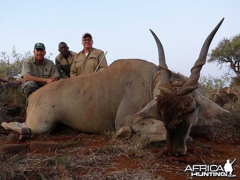 Eland hunt with Wintershoek Johnny Vivier Safaris