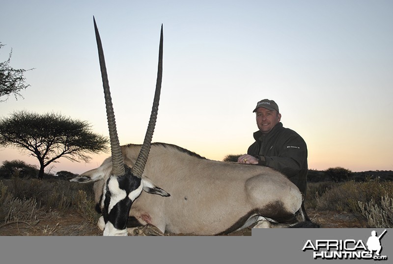 Gemsbok hunt with Wintershoek Johnny Vivier Safaris