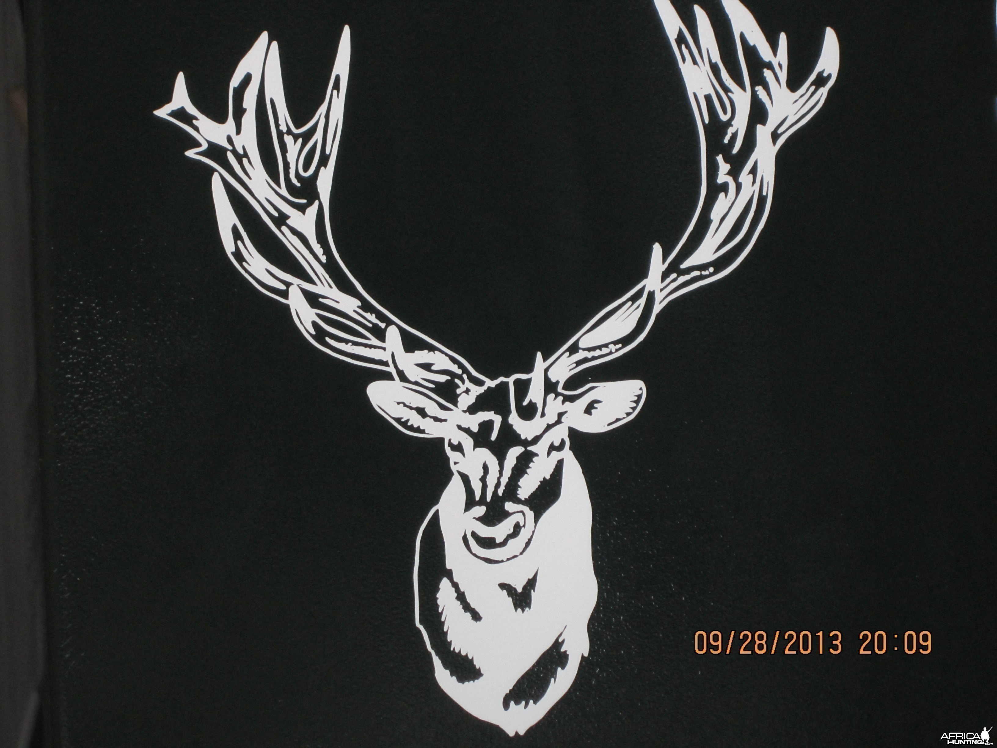 Red Stag Decal Stickers