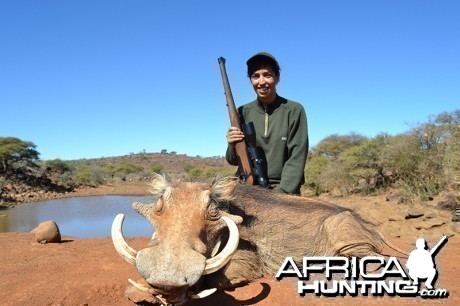 Warthog hunt with Wintershoek Johnny Vivier Safaris