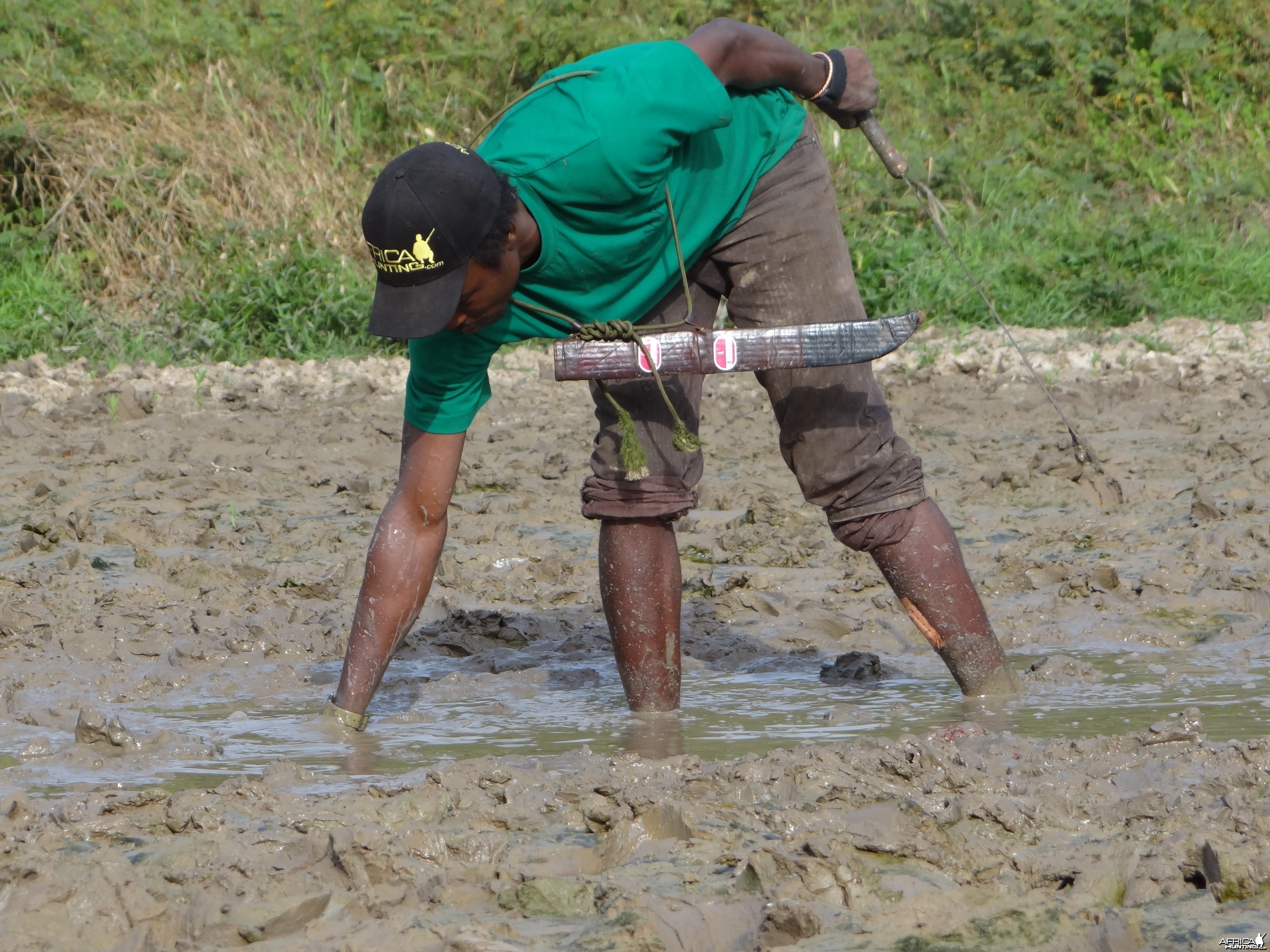 Mud fishing