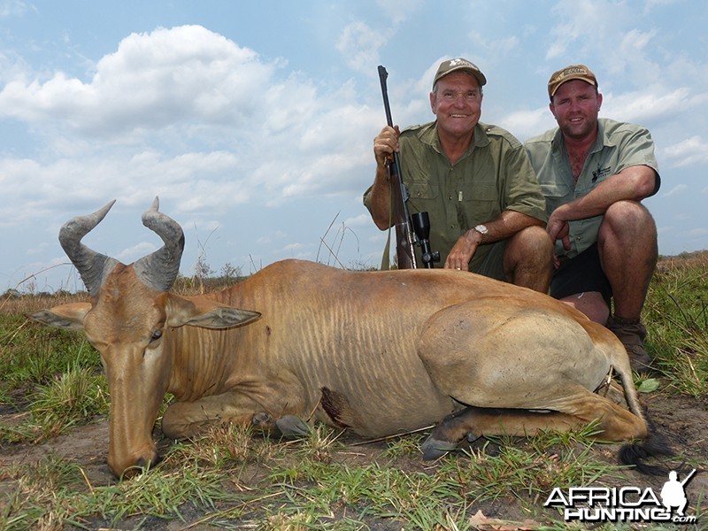 Lichtenstein Hartebeest hunt with Wintershoek Johnny Vivier Safaris