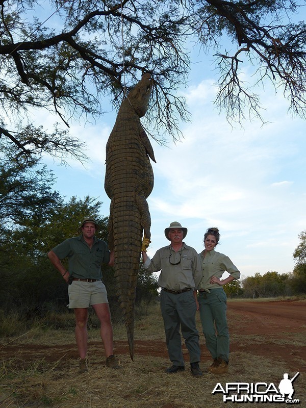Croc hunt with Wintershoek Johnny Vivier Safaris