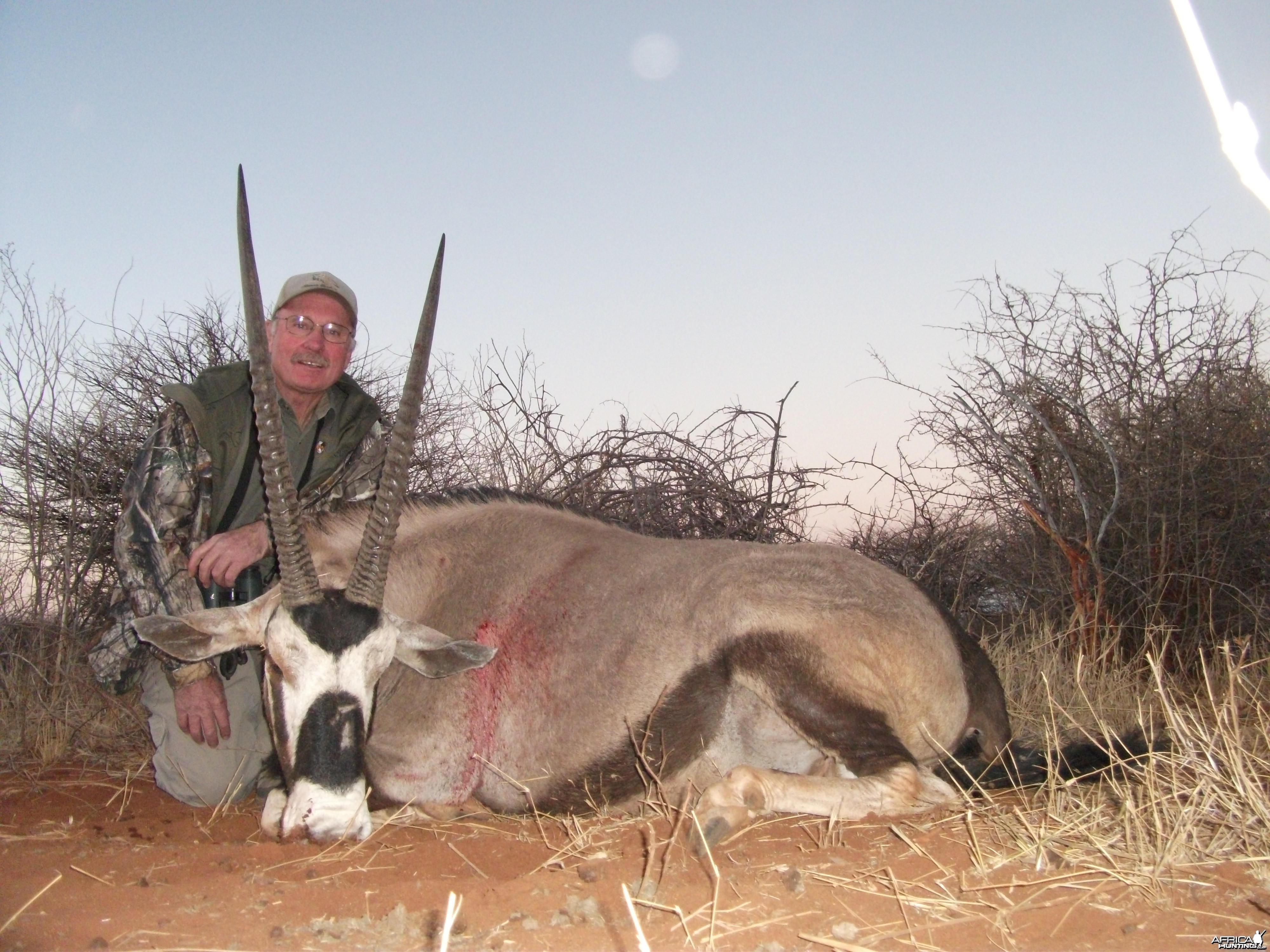 Gemsbok hunted with Ozondjahe Hunting Safaris in Namibia