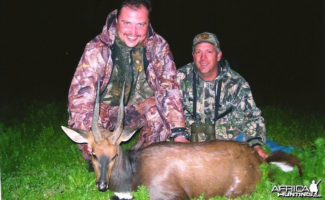 Cape Bushbuck with PH Lammie