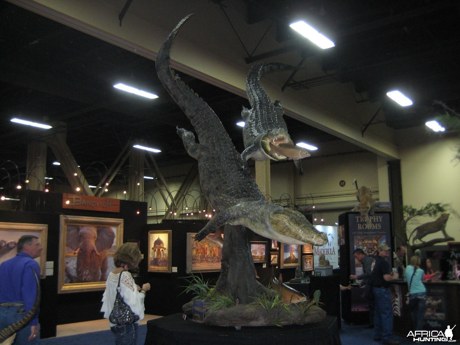 Taxidermy at Safari Club International Convention