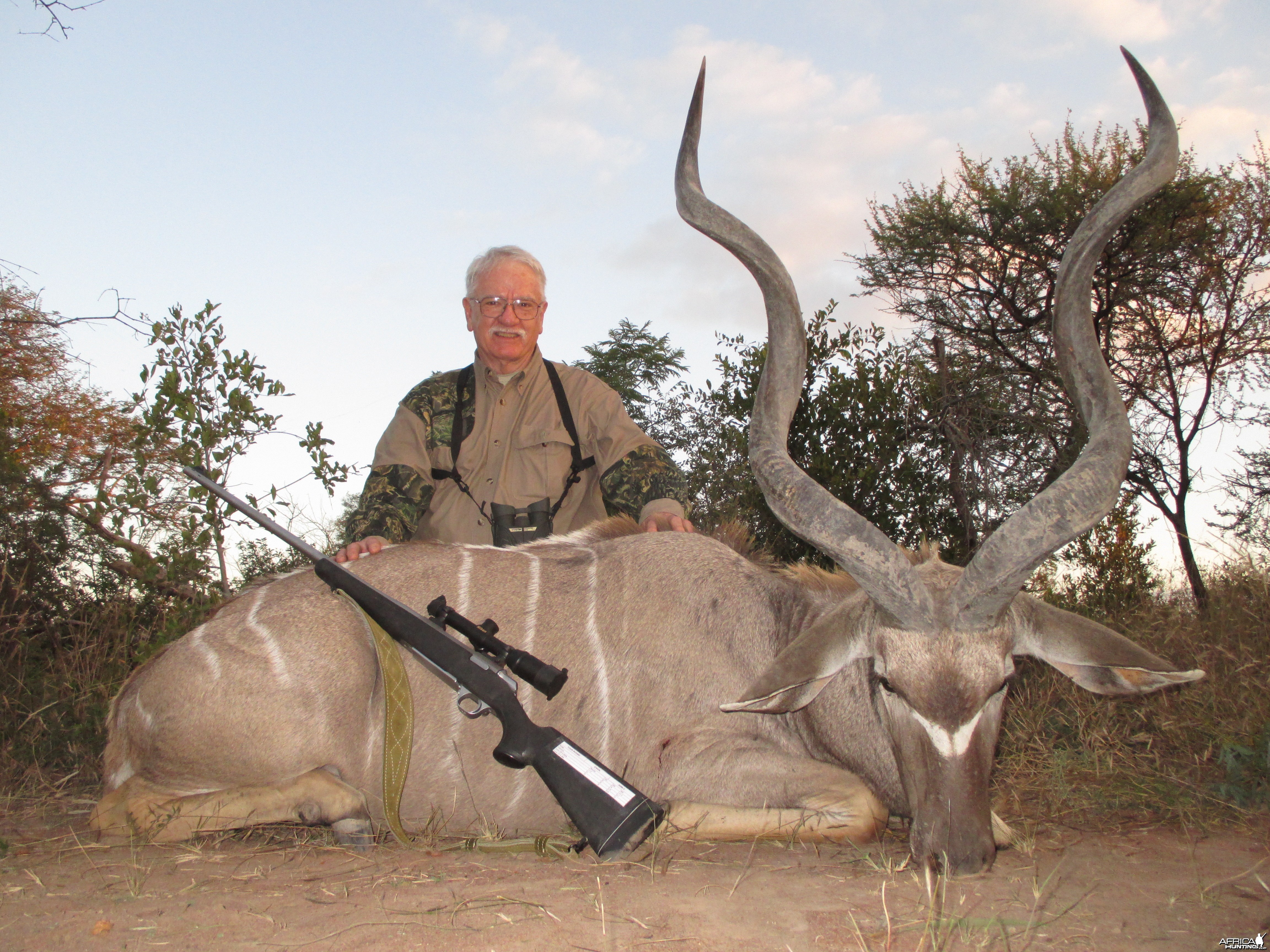 54&quot; kudu shot just at sundown