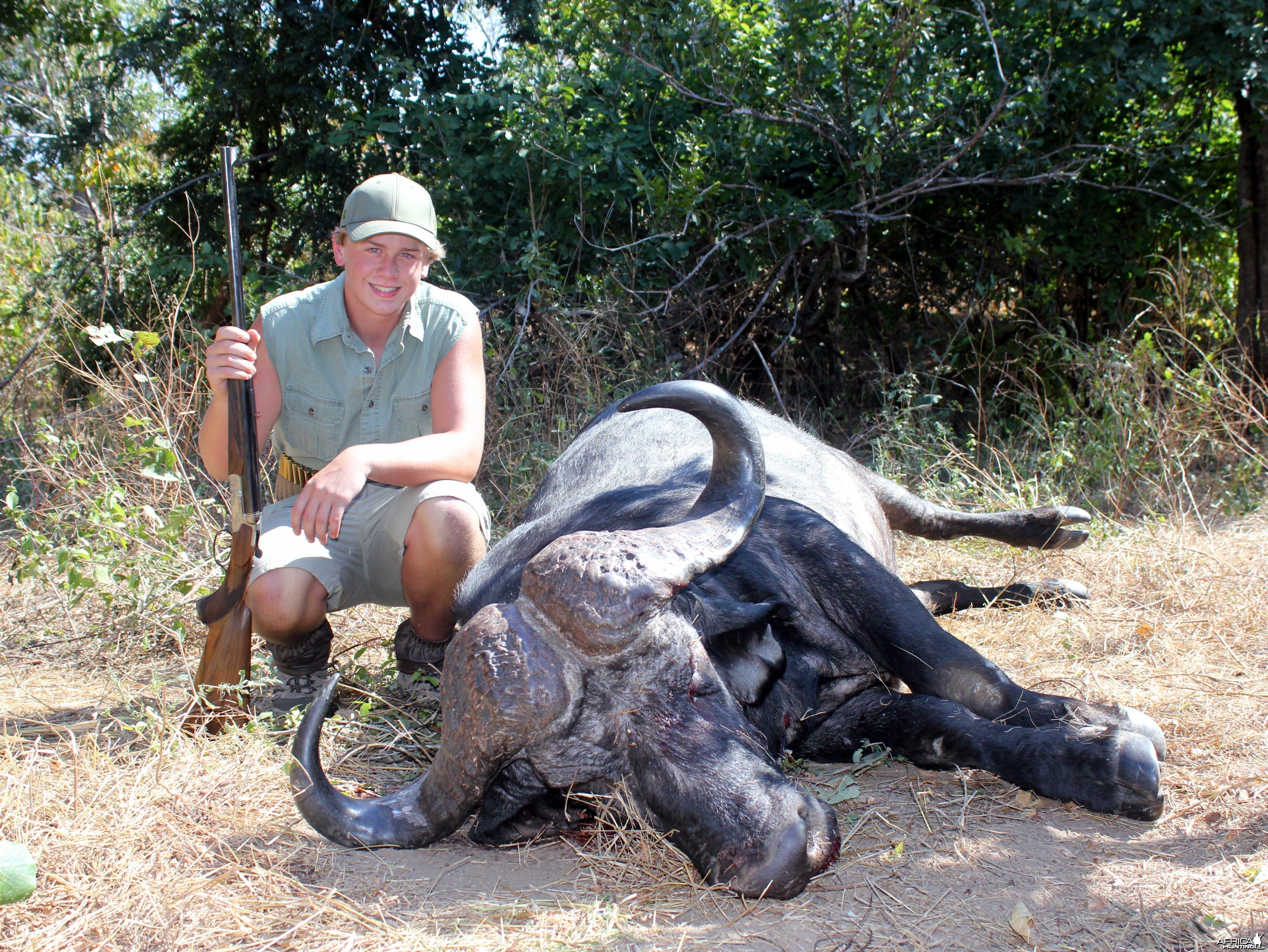 Hunter's first buffalo