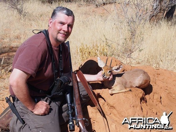 Steenbok hunted at Westfalen Hunting Safaris Namibia