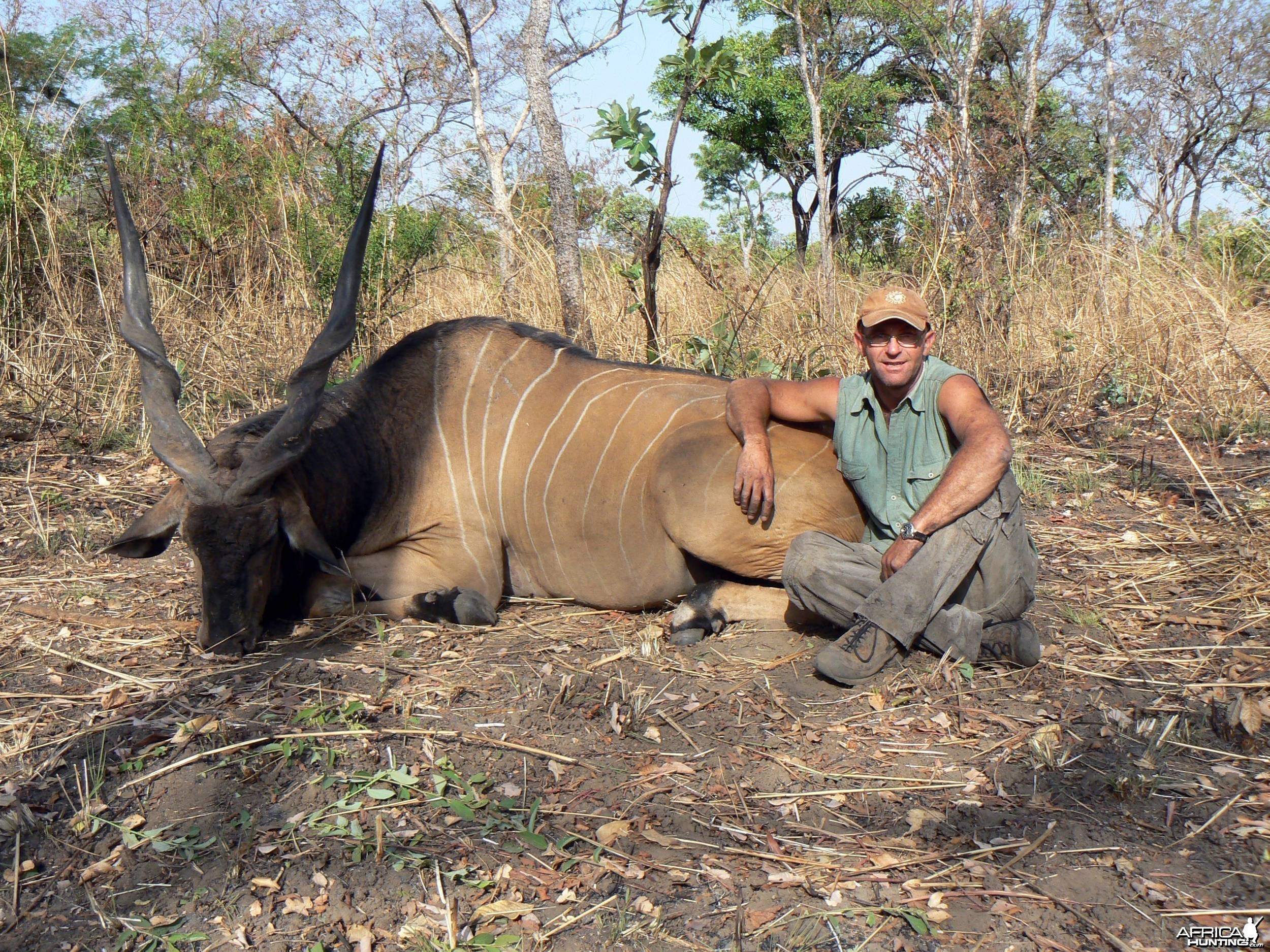 Lord Derby Eland Hunt in C.A.R. - 49.5 inches