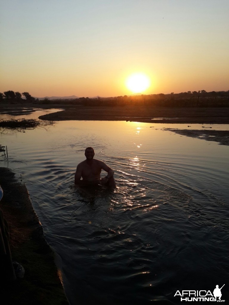 Nothing Like Cooling Down after a long day of hunting