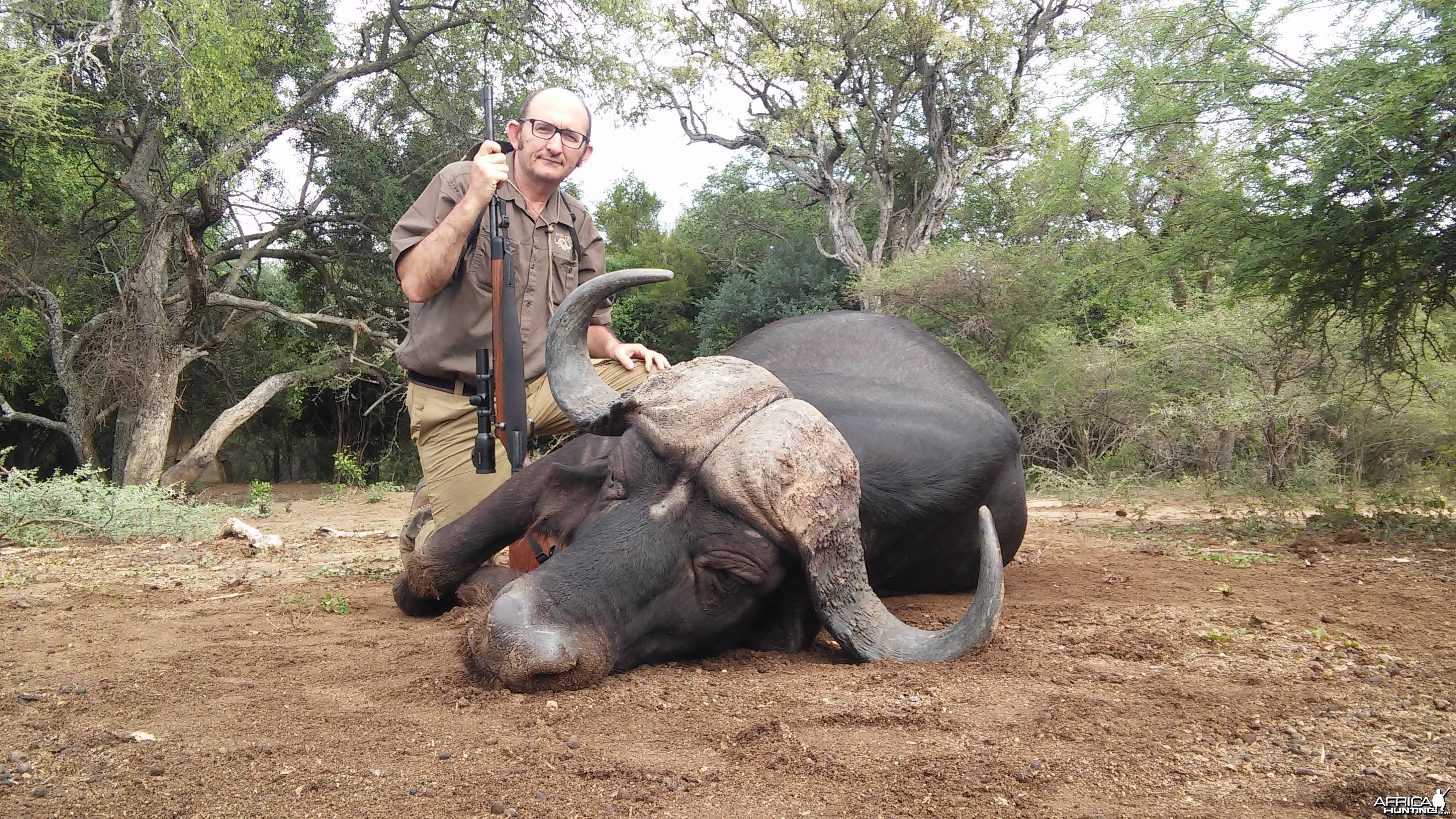 My first big game in South Africa- Buffalo