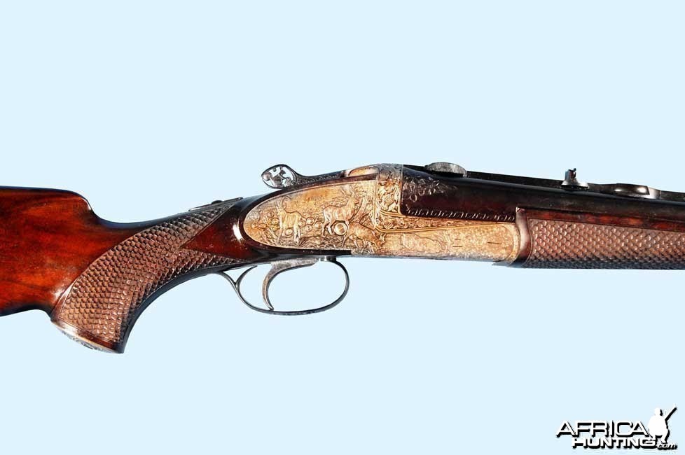 Joseph Winkler Custom .375 &amp; 30.06 Double Rifle