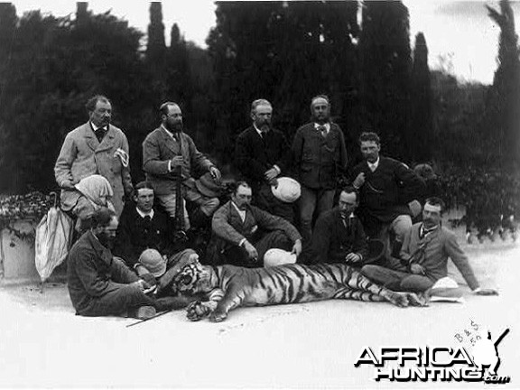 Prince of Wales after his Tiger hunt