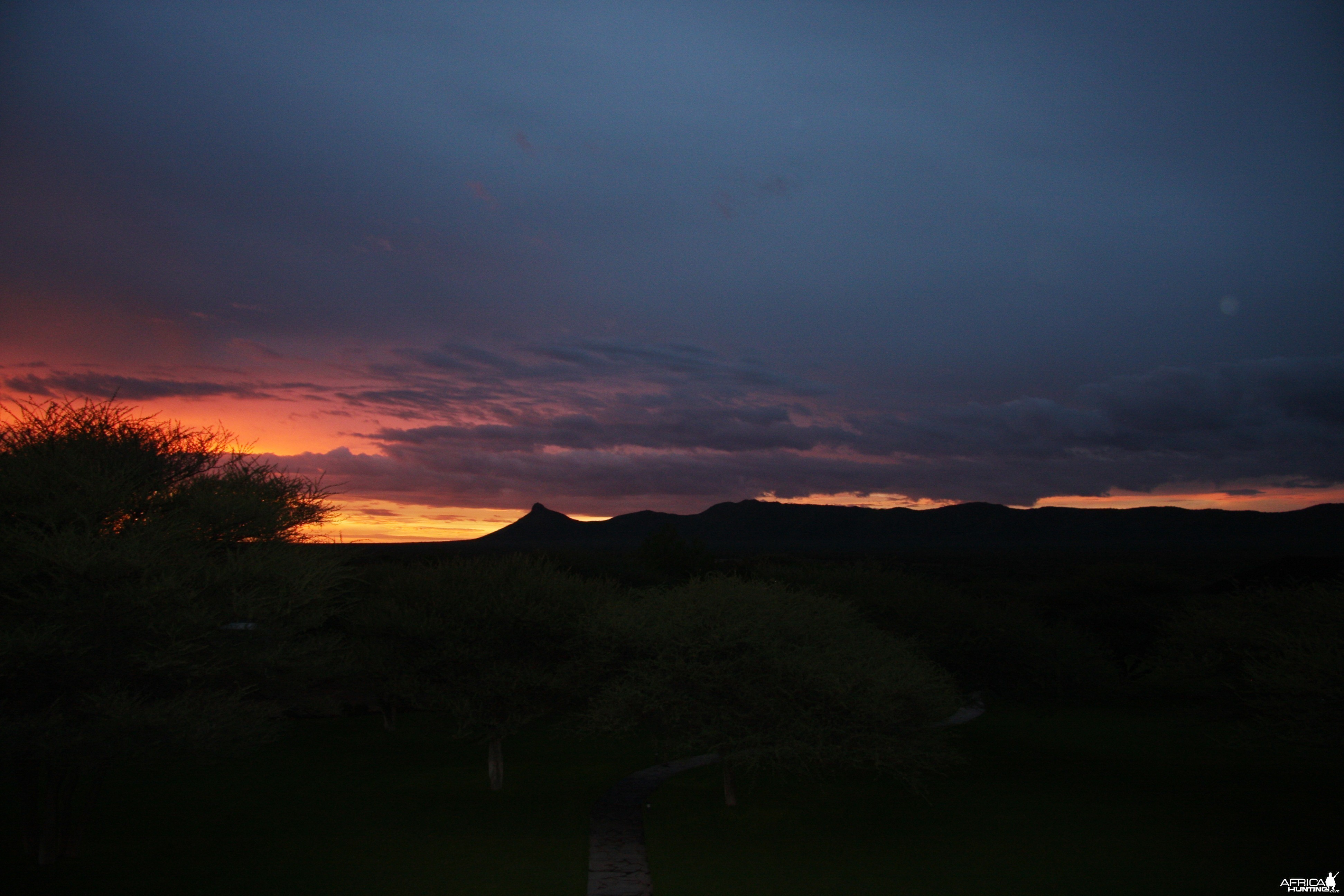 Sunset Namibia