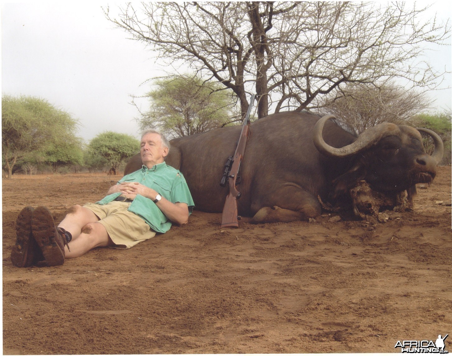 Buffalo hunting in  SA