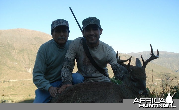 Hunting with my old man... Peruvian Whitetail deer