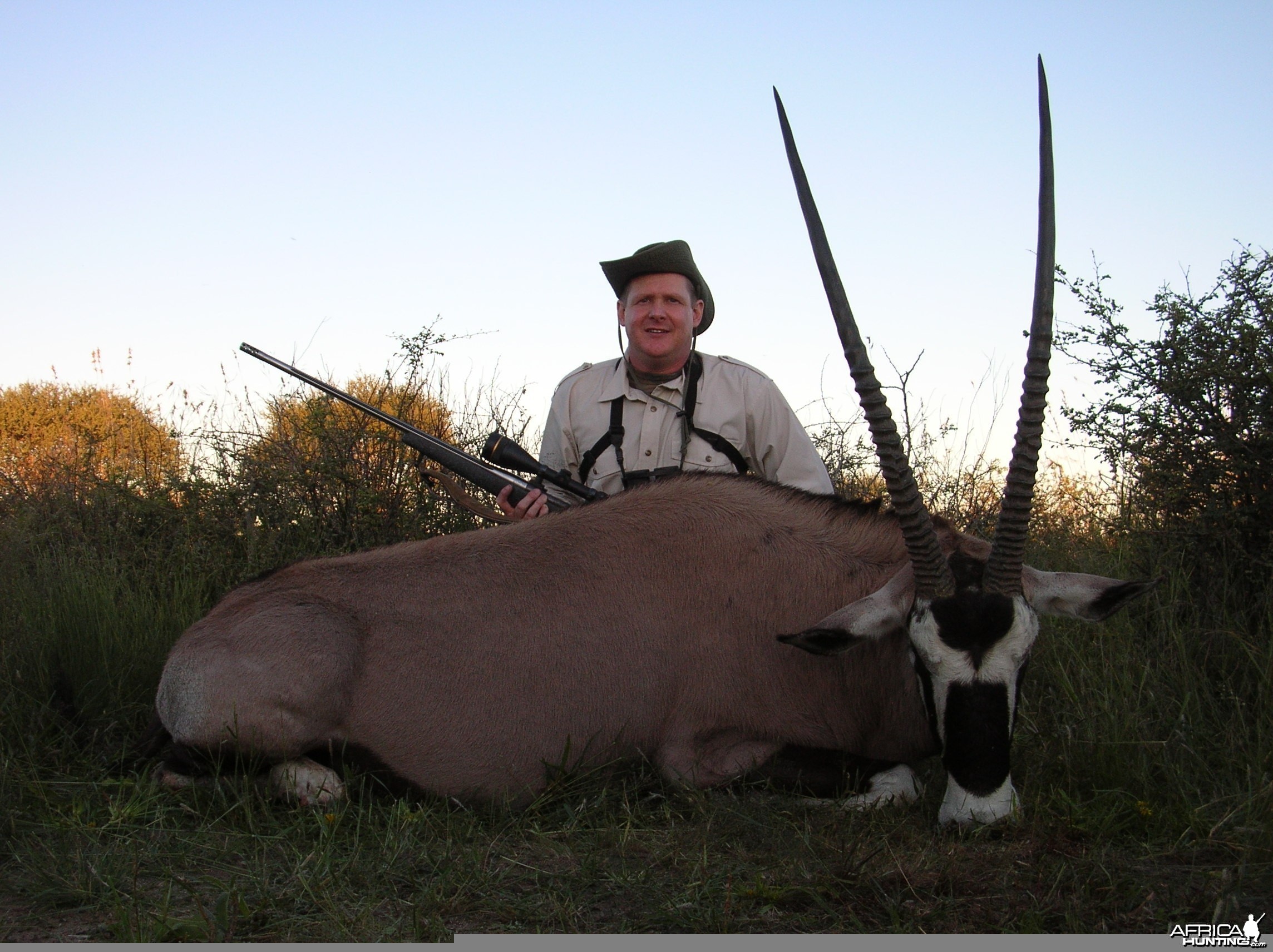 Hunting Gemsbok in Namibia