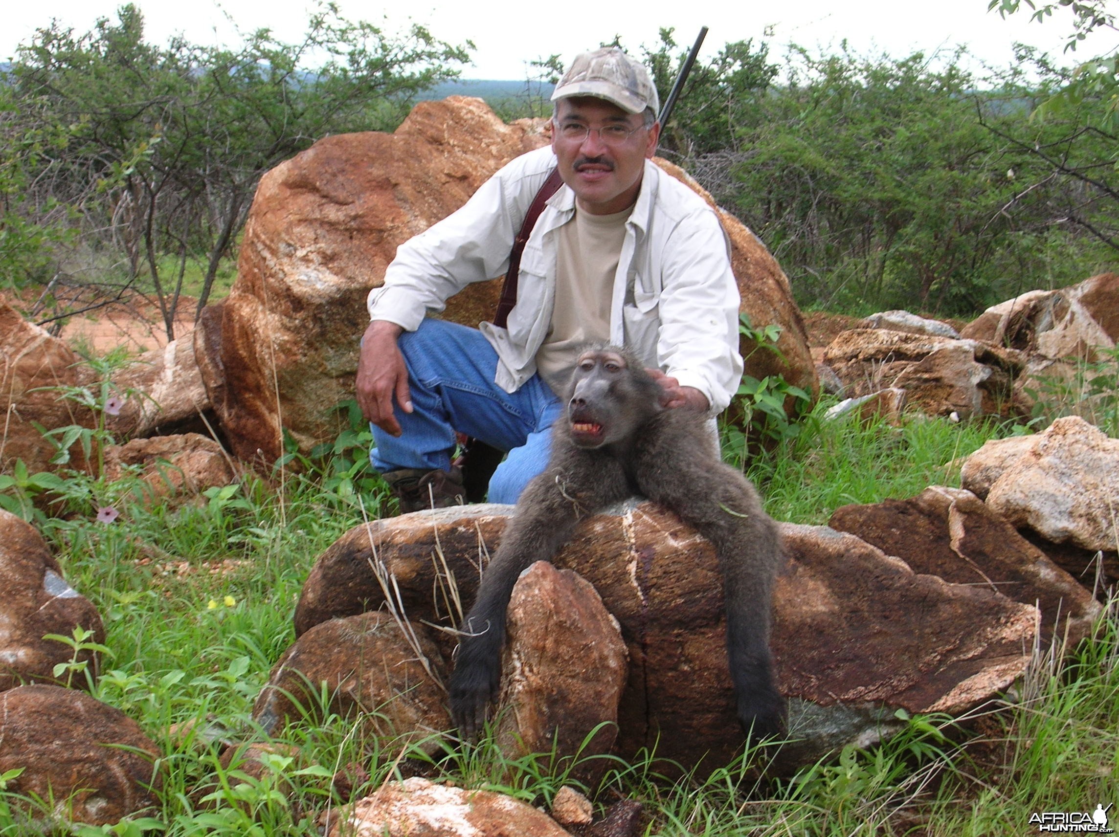 Hunting Chacma Baboon in Namibia