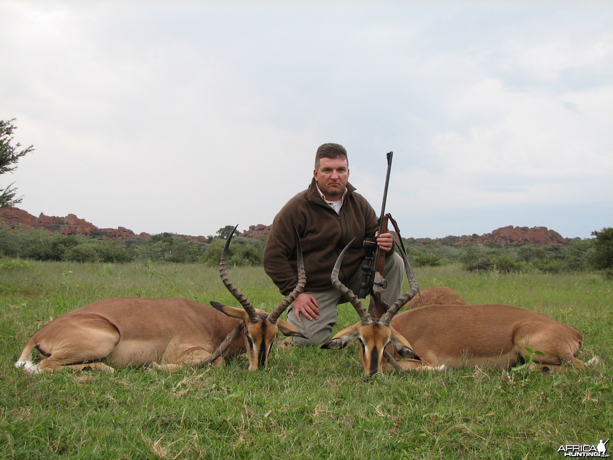 Hunting Black-Faced Impala in Namibia