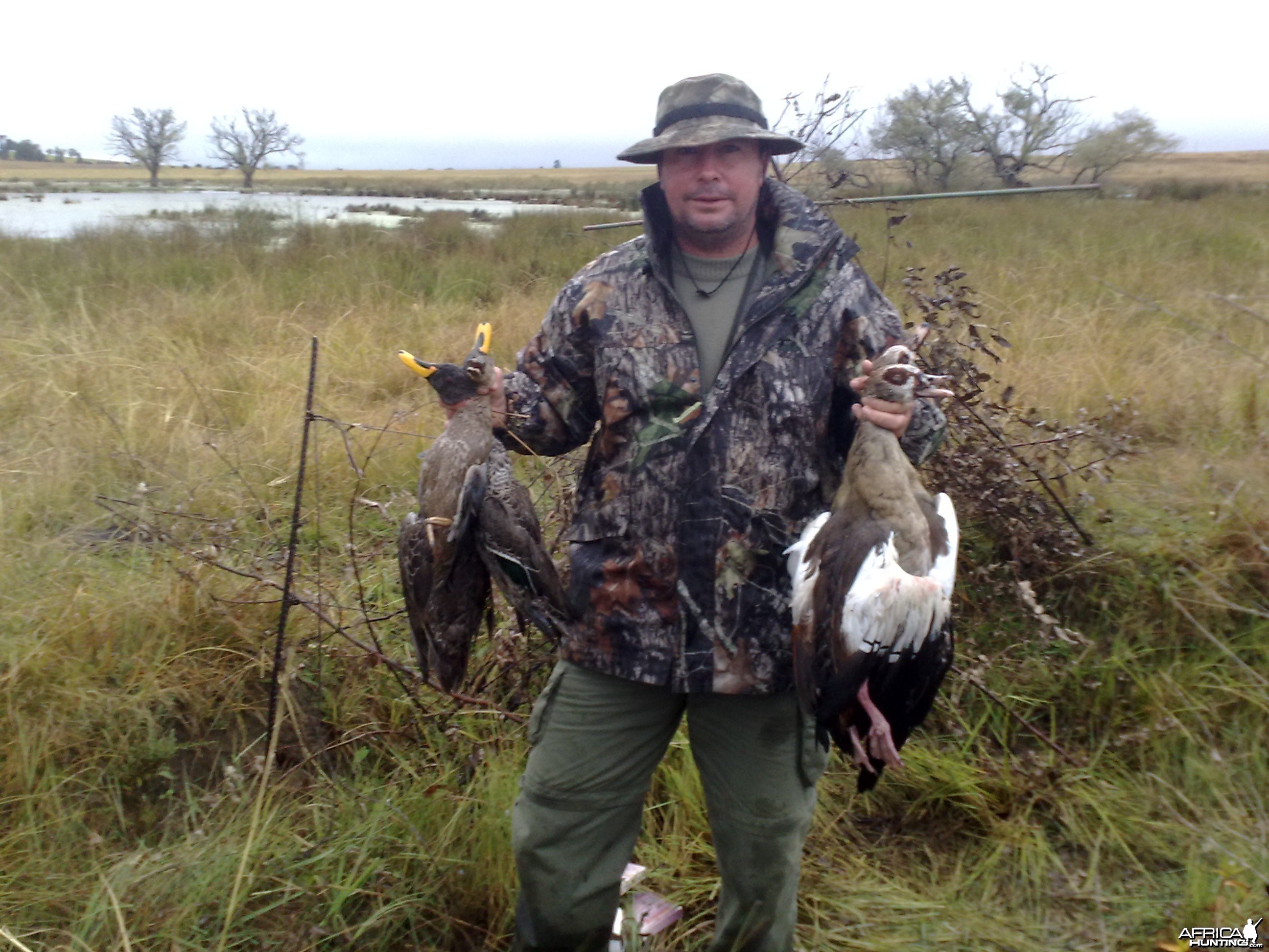 Bird hunting in South Africa