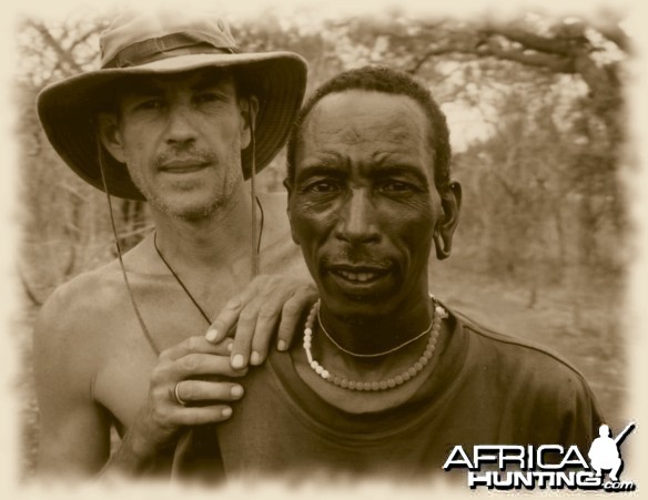 Me and Bawe one of my trackers in Tanzania