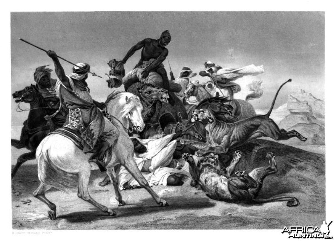 The Lion Hunt, Sahara 1880