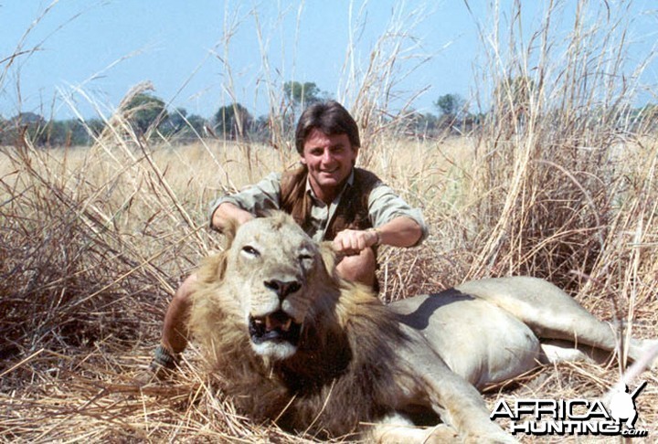 Hunter and Writer J. Alain Smith Lion