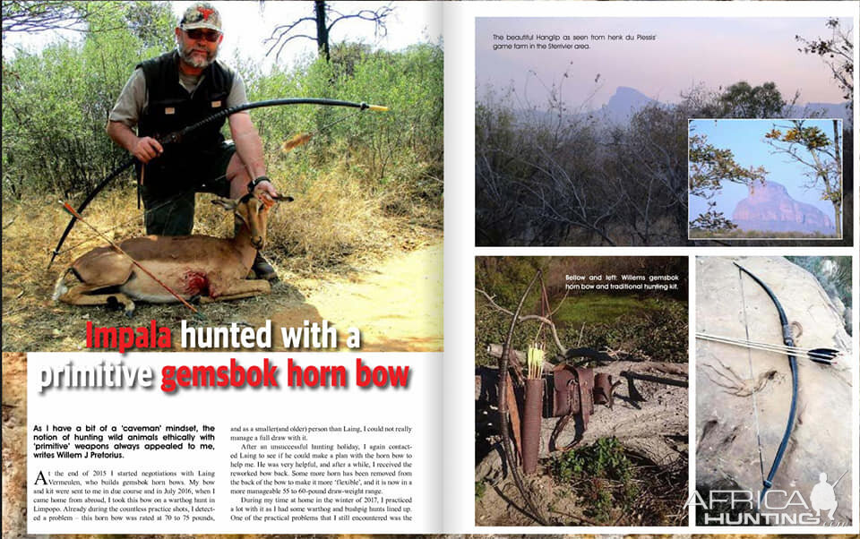 Primitive Bow Hunting Impala Article