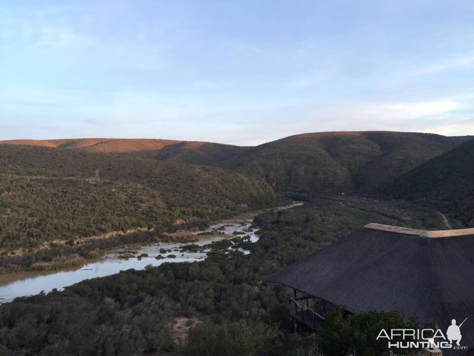 View over Lodge & Great Fish River valley