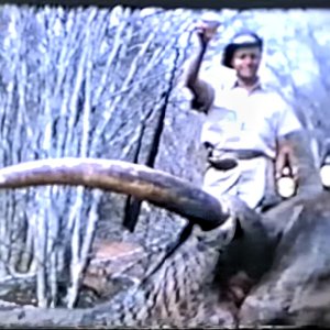Harry Manners with a 95-pounder-Limpopo, Mozambique