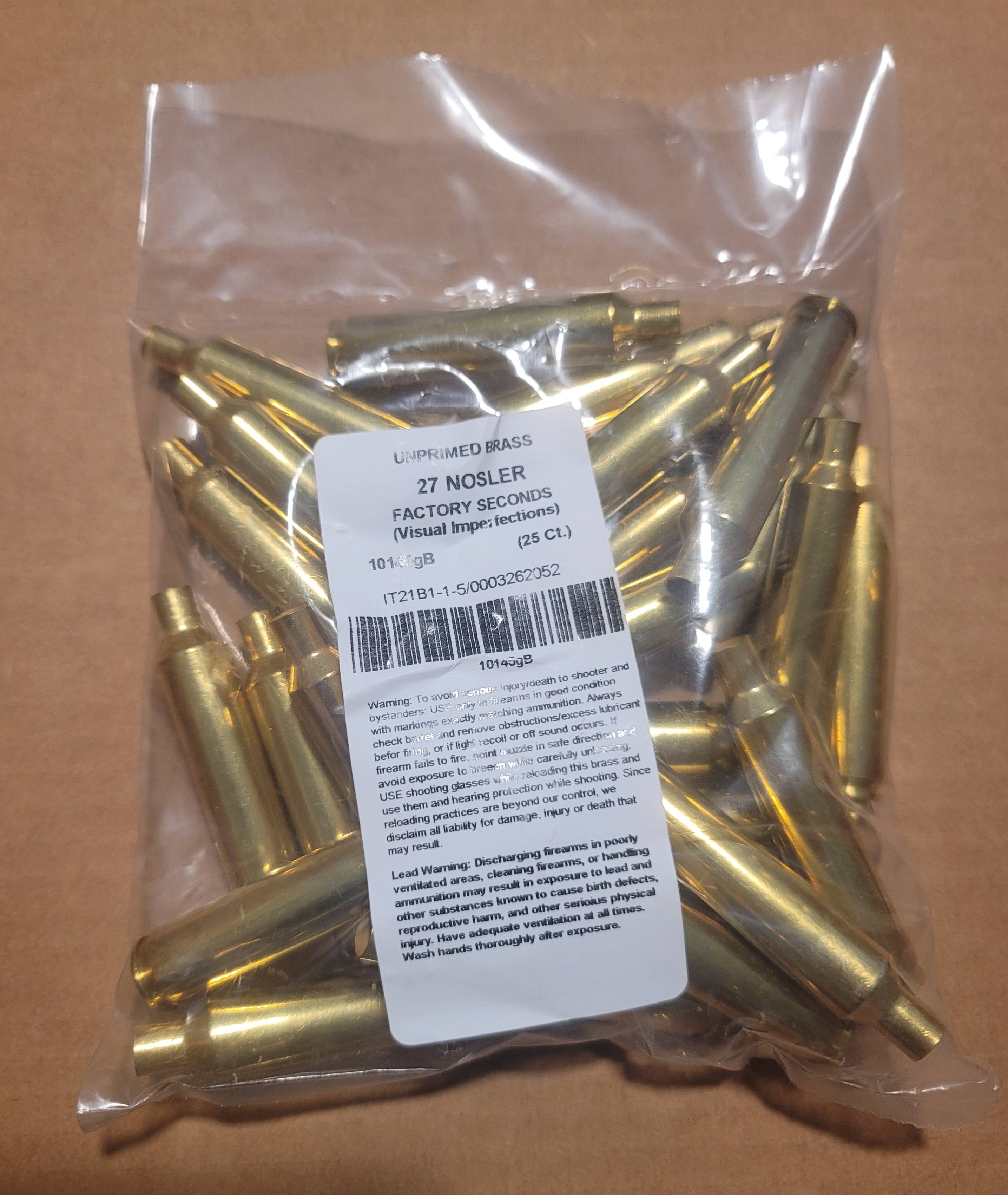 27 Nosler Brass New 2nds