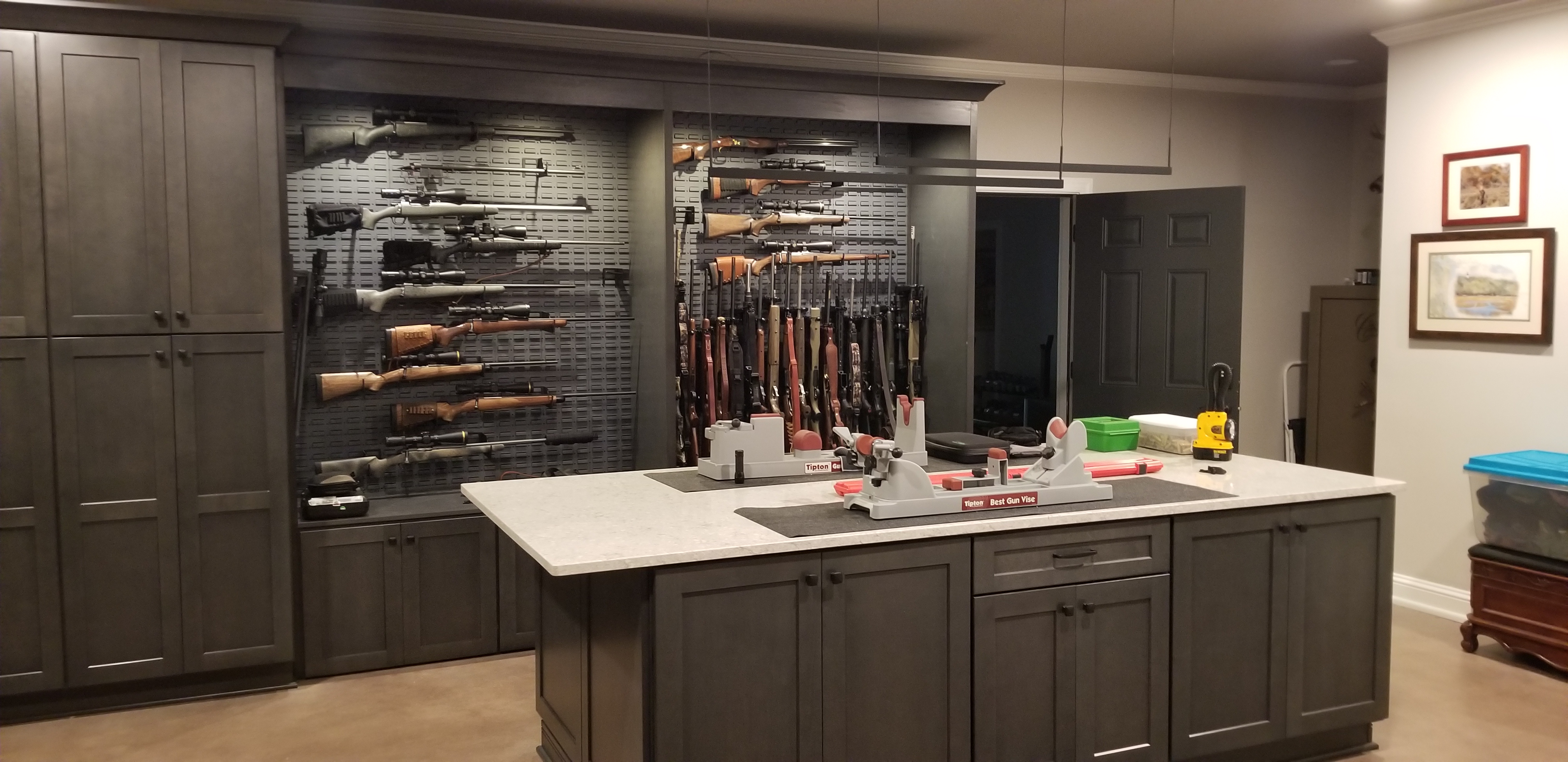 Gun Room/Reloading Room Project Complete (almost) | AfricaHunting.com