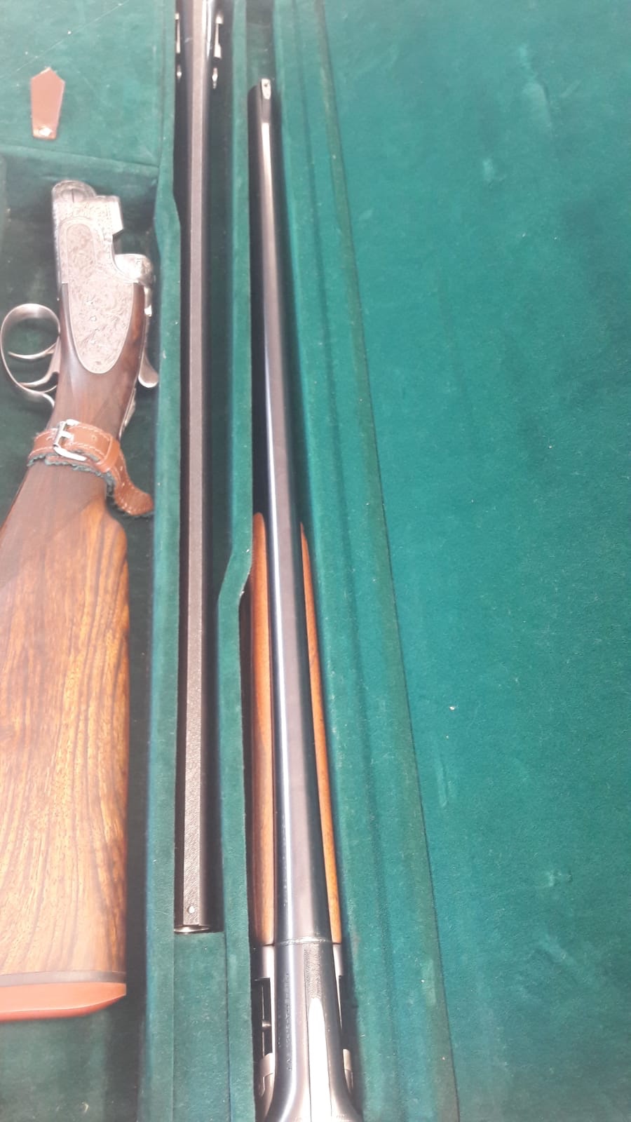 9,3 x74 Ferlach and hand made double barrel set Baretta shotgun ...