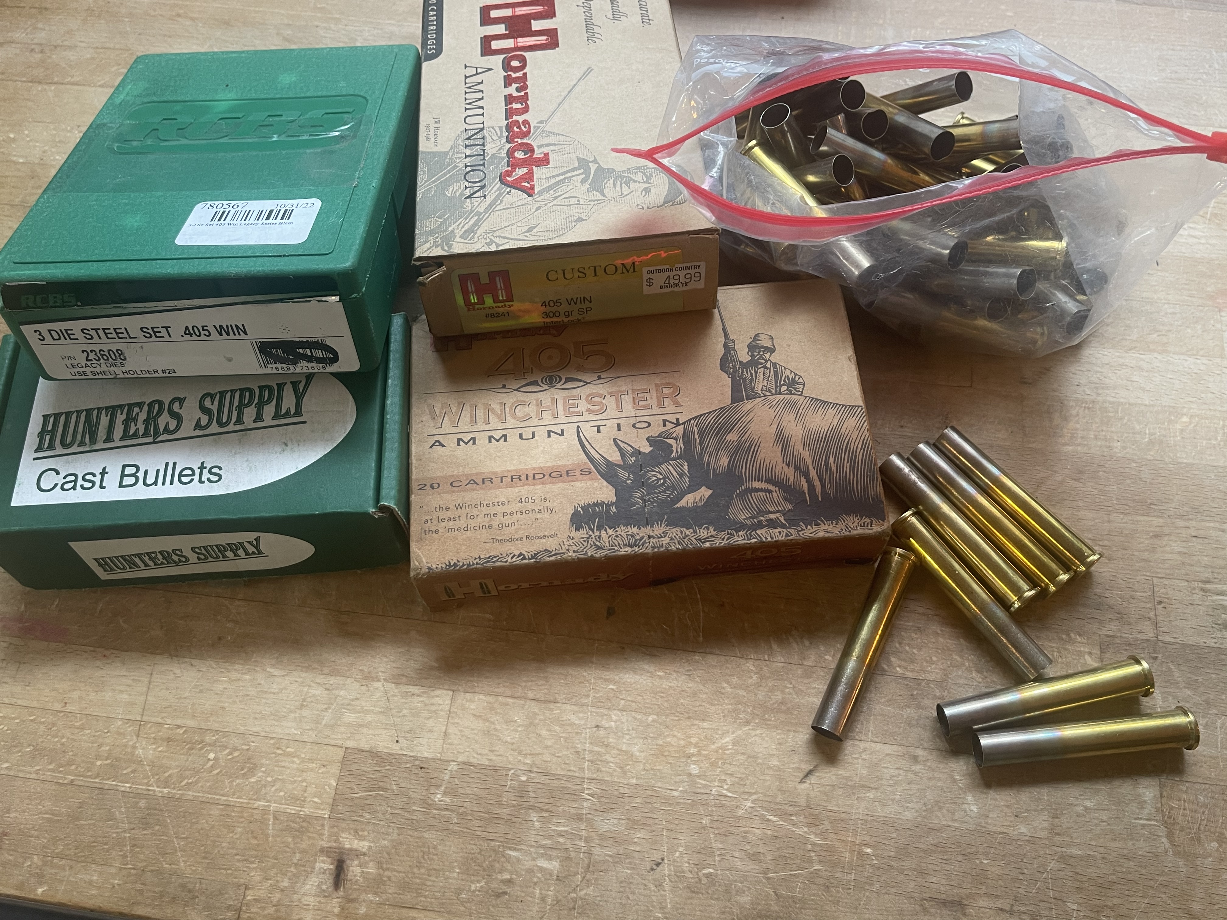 Everything For Loading 405 Winchester Plus Ammo For Local Sale