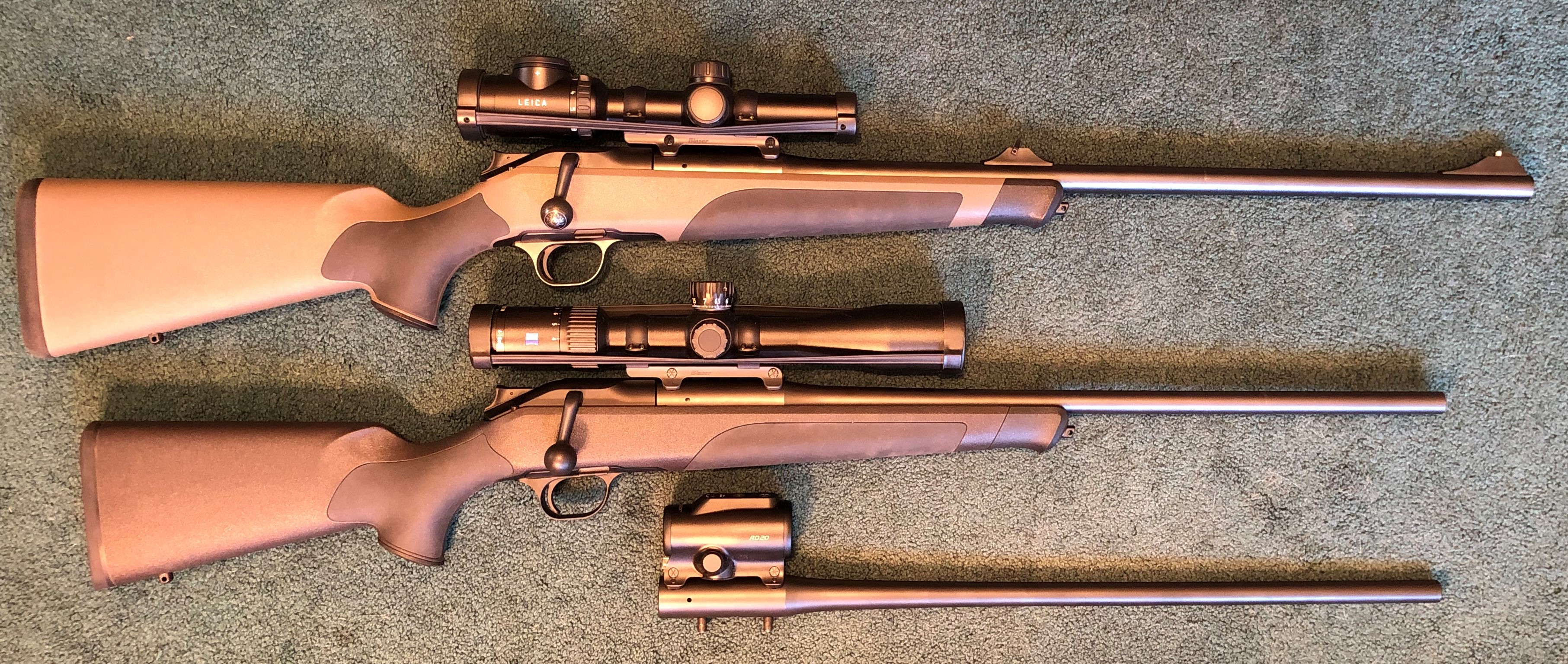 Full size Blaser & shortened Blaser.jpg