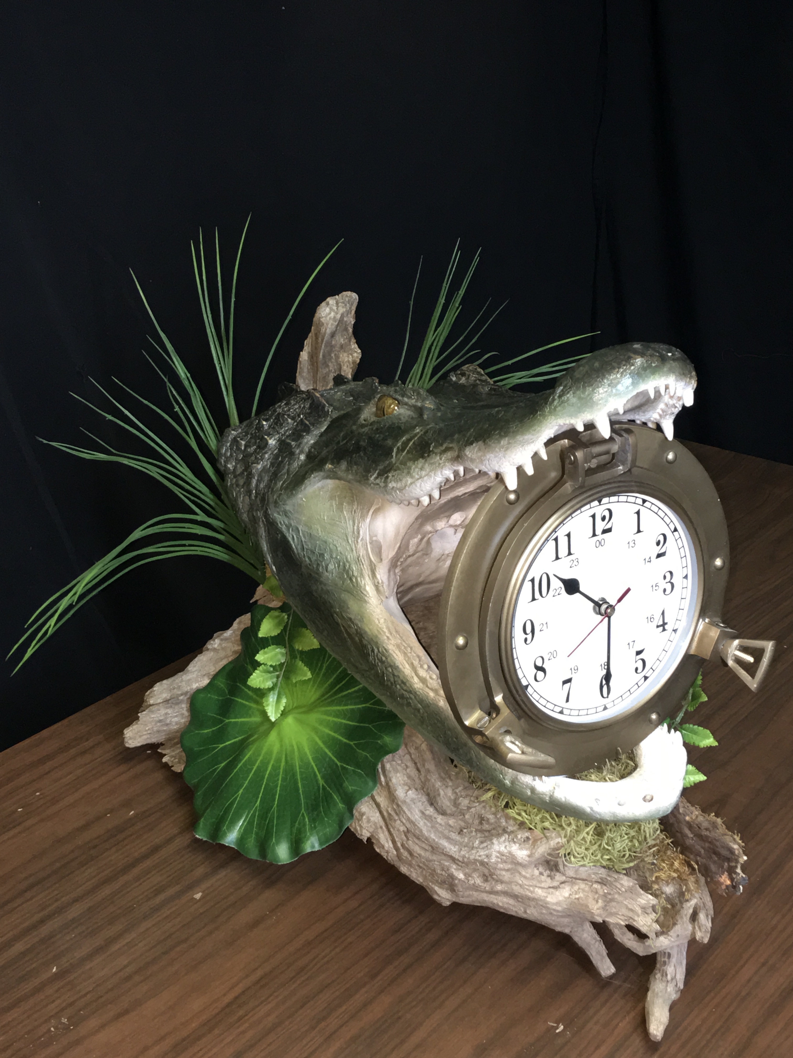 peter pan crocodile clock