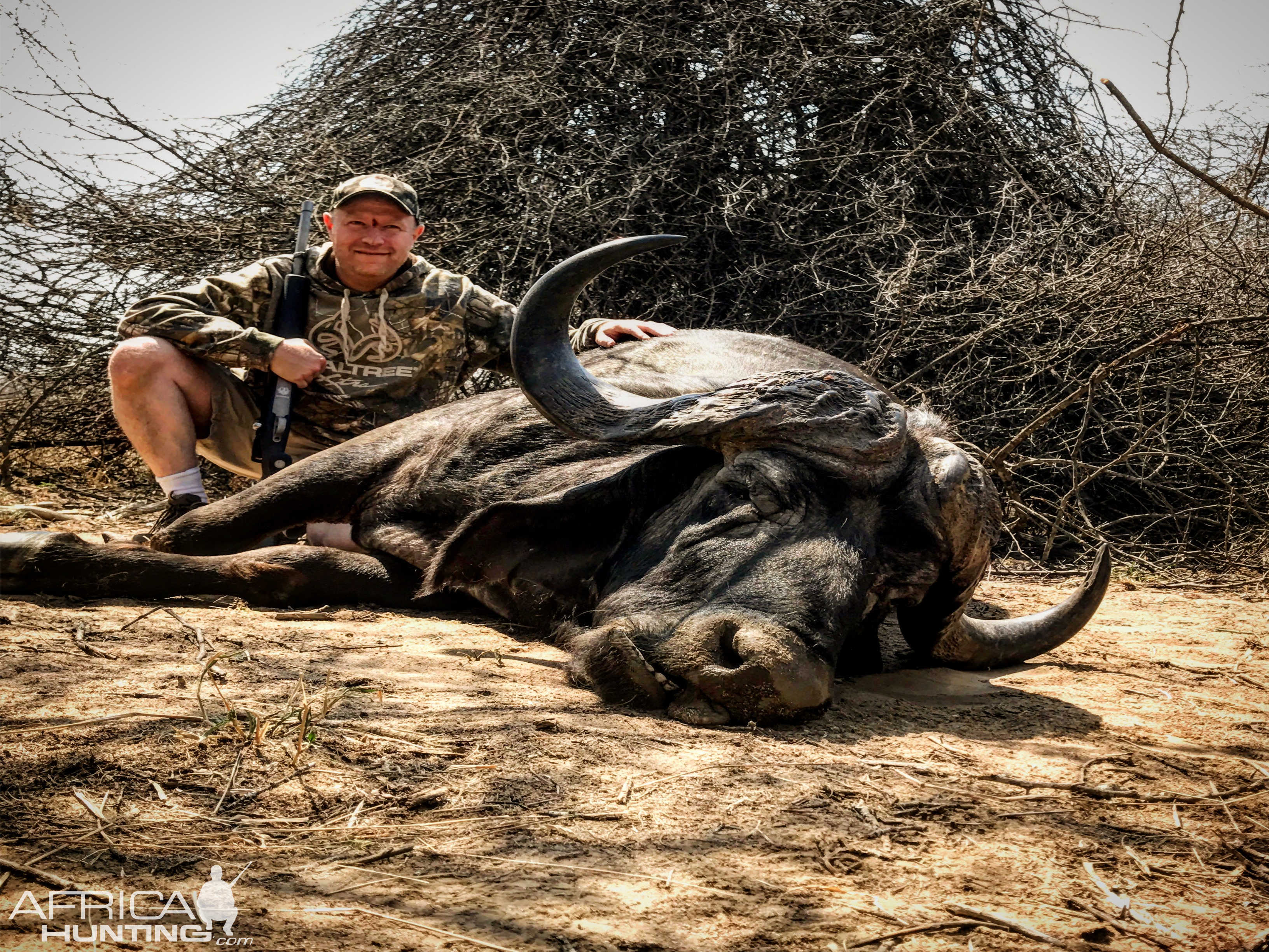 Cape Buffalo & Hyena Combo Hunt 2018 Late Season | AfricaHunting.com