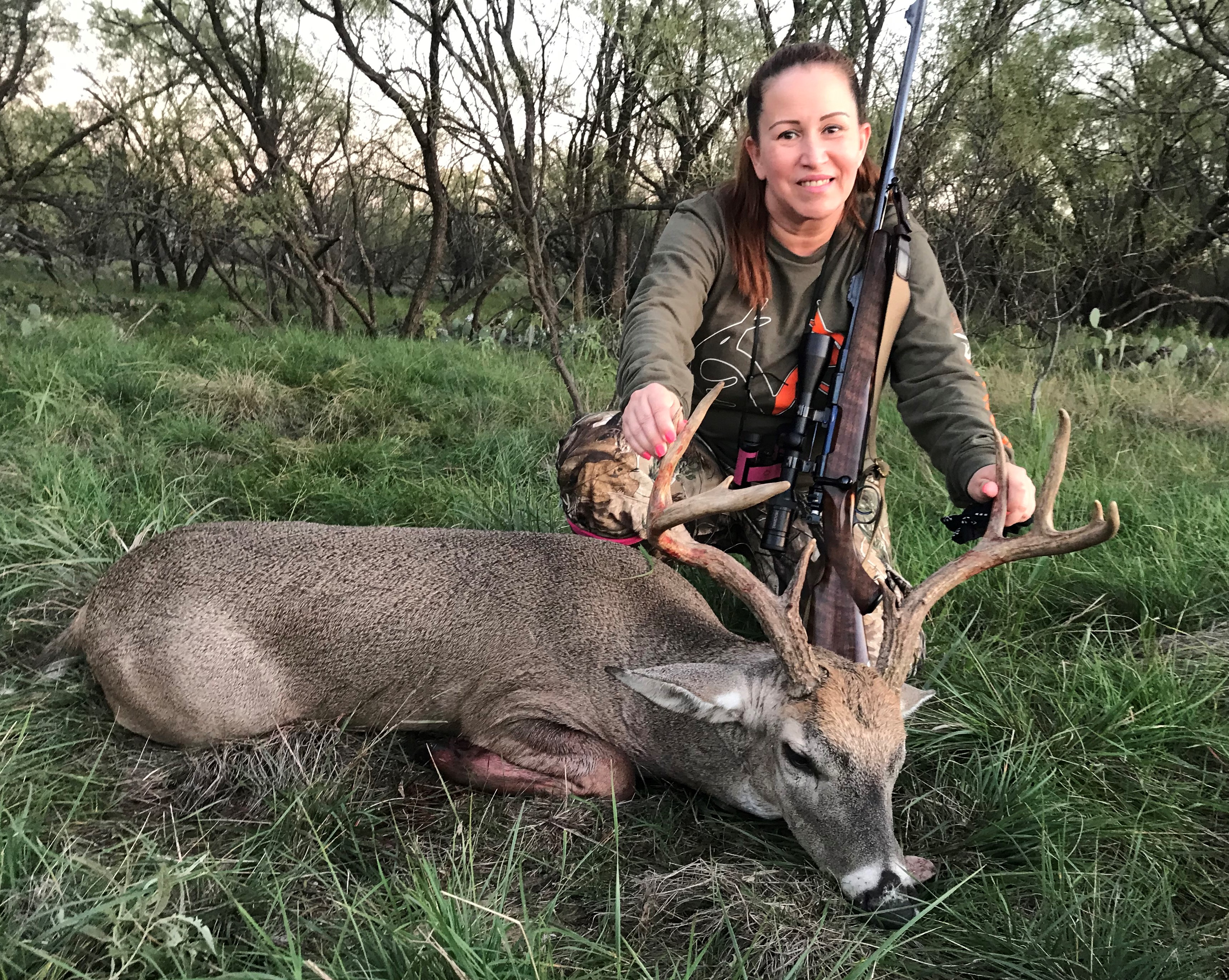 Mama with Texoma 10pointer.jpg